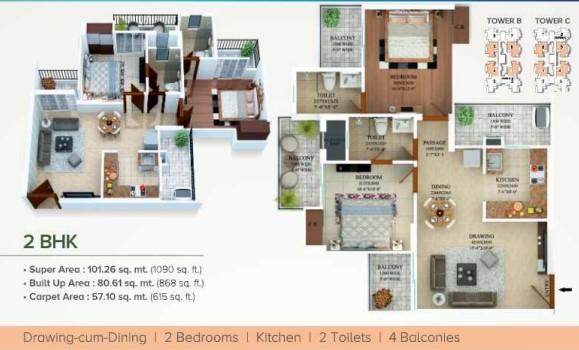 1090sq.ft
