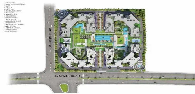 Godrej Palm Retreat Site Plan