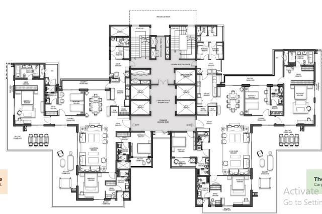 4 BHK(2840)SQ.FT